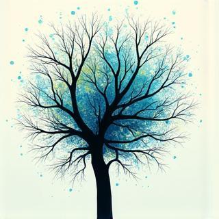 Illustration representing complex choices, like tangled wires or branching paths.